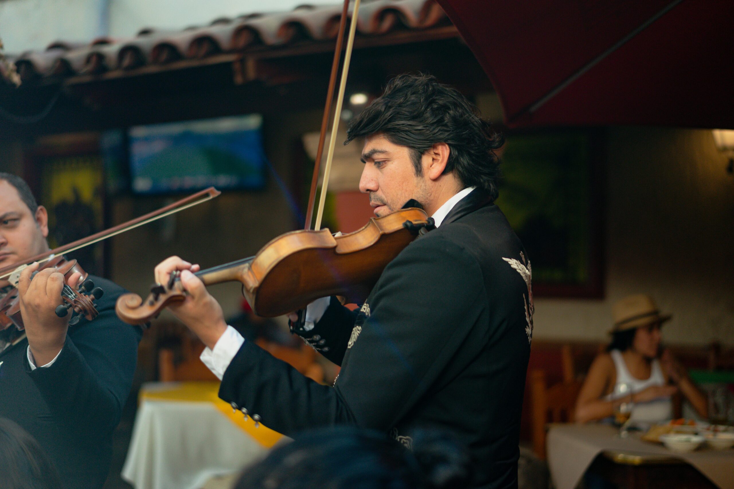 Man playing violin