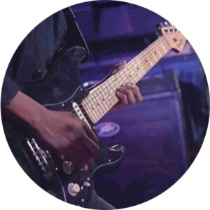 Electric guitar lessons tile