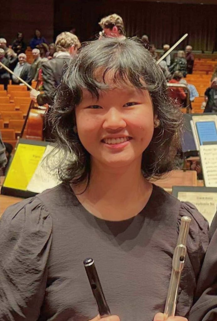 Tina, flute, piano and music theory teacher