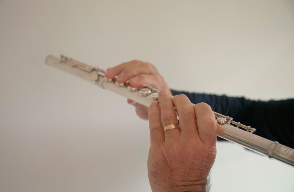 Man holding flute