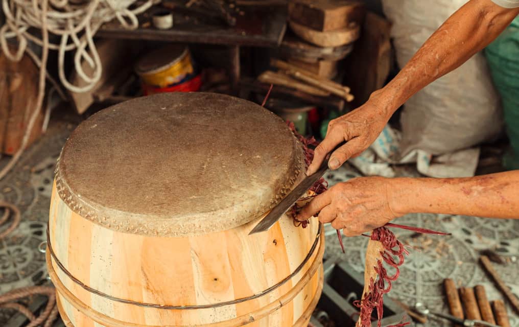 Hand drum repair